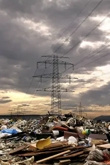 Alternative Energy Solutions Prints: Garbage depot