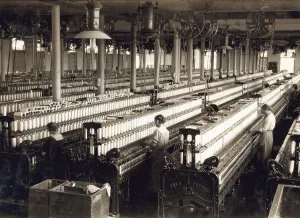 Digitally Restored Artworks Prints: General view of Spinning Mill No