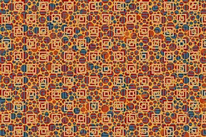 Geometrical Abstract Art Prints: Geometric pattern template. template with trendy abstract geometric pattern