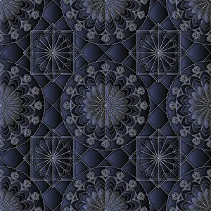 Geometric Star Pattern Prints: Geometric star pattern, vector background