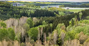 Agricultural Landscape Photos Prints: Germany, Greiz, Thuringia, Weidatal