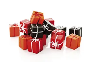 Christmas Presents Prints: Gift parcels, presents