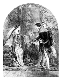 Old Illustration Art Prints: Gilbert composition and drawing