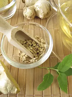 Medicinal Plant Prints: Ginger tea