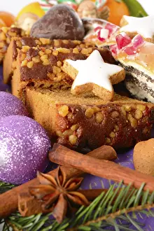 Baked Goods Nutrition Facts Prints: Gingerbread