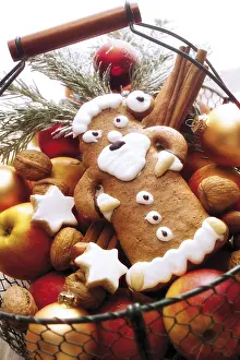 Baked Goods Studio Shot Prints: Gingerbread man