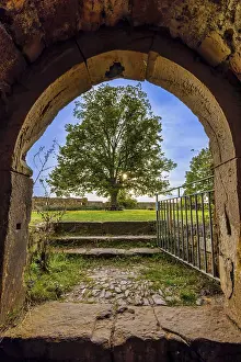 Central European Defence Work Prints: Gleichen castle ruins in Thuringia