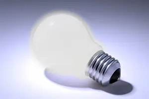 Glowing Light Bulb Prints: Glowing light bulb
