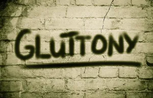 Empty Desert Landscape Prints: Gluttony Concept