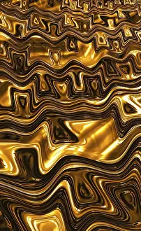 Fractal Geometry Image Prints: Gnarled background - abstract computer-generated image