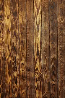 Wooden Background Design Prints: Golden pine wood background texture rustic pattern