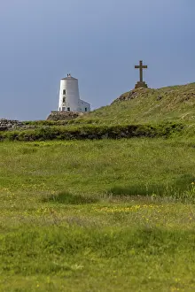 Goleudy T?r Mawr Lighthouse Print, Anglesey, Wales