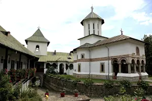 Abandoned Monastery Buildings Prints: Govora Monastery