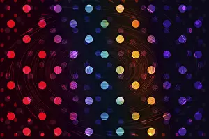 Geometric Background Design Prints: Gradient dot pattern. Graphic abstract geometric background for print