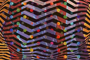 Abstract Background Image Prints: Gradient dot pattern. Graphic abstract geometric background for print