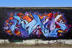 Graffiti Wall Prints: Graffiti on a wall