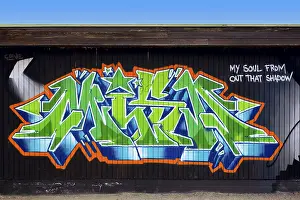 Graffiti Wall Prints: Graffiti on a wall