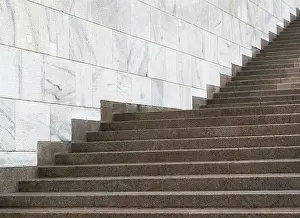 Uninhabited Staircase Prints: Granite Stone Steps