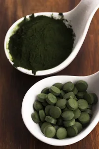 Alternative Medicine Plant Prints: Green chlorella