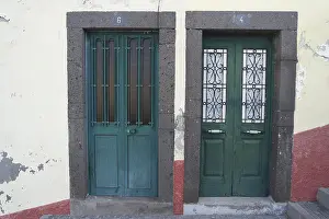 Door Prints: Two Green Doors, Madeira Print
