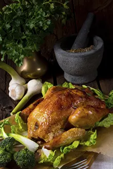 Grilled Chicken Meal Prints: Grilled chicken