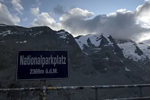 Grossglockner High Alpine Road Prints: GroBglockner, peak in clouds