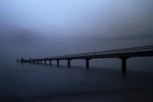 Baltic Sea Pier Prints: Gromitz pier in the evening light