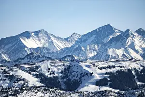 High Tauern National Park Scenery Prints: Grossglockner summit in winter