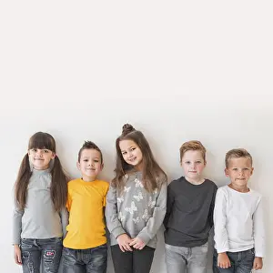 Childhood Photography Prints: Group children posing together