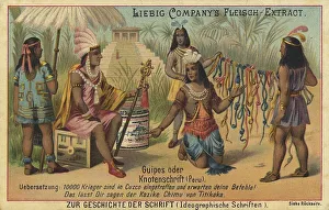 Guipos or knotted script from Peru