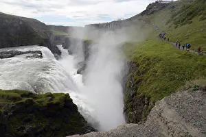 Prints of Gullfoss, island River Prints: Gullfoss Print, Iceland