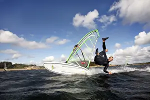 Leisure Activity Prints: Guy windsurfing