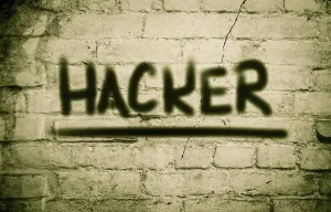 Computer Hacking Prevention Prints: Hacker Concept
