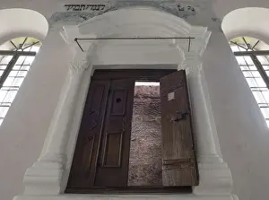 Jewish Museum Schnaittach Prints: Half-open Torah cupboard in the synagogue