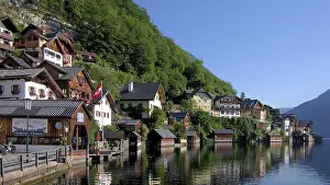 Deserted Austrian Village Prints: Hallstatt