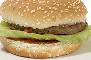 Foodstuff Photography Prints: Hamburger