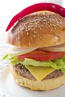 Fast Food Meal Prints: Hamburger