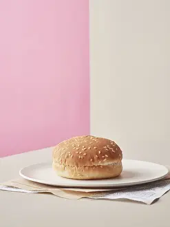 Baked Goods Grocery List Prints: Hamburger bread alone with nothing in it