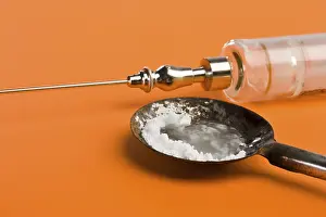 Hypodermic Needle Prints: Heroin needle, instruments