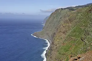 Madeira Lighthouse Prints: High cliffs at the lighthouse of