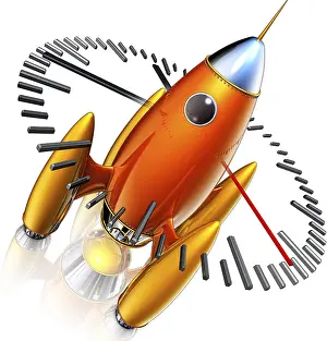 High Resolution Rendering Prints: High resolution 3D rendering of a count down
