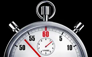 Time Management Tools Prints: high resolution 3D rendering of a stop watch