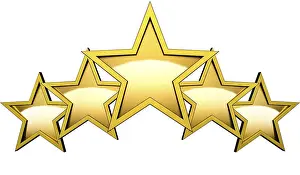 Computer Graphic Design Prints: High resolution rendering of a ranking concept