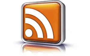 Electronic Data Transmission Prints: High resolution rendering of a RSS icon