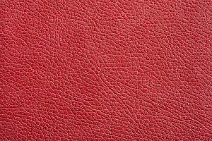 Close Up Macro Photo Prints: High rezolution texture of red painted leather