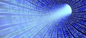 Digital Data Transmission Prints: High-Speed Data Streaming