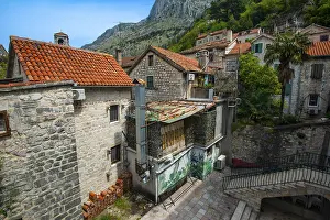 Prints of Historic squares and alleys Old Town of Kotor, Bay of Kotor, Montenegro Montenegro Prints: Historic Squares and Alleys Old Town of Kotor Print