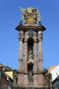 Prints of Holy Trinity Column on Trinity Square, UNESCO World Heritage Site, Banska StiavnicaRegion of Pohronie, Slovakia Heritage Site Prints: Holy Trinity Column Print, Banska Stiavnica, Slovakia