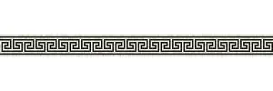 Colorful Interior Design Prints: Horizontal border mosaic tiles, vector pattern