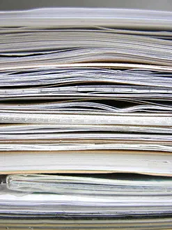 Document Management System Prints: A huge pile of documents